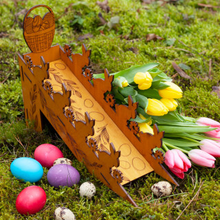 Egg Rolling Tray "Bunnies"