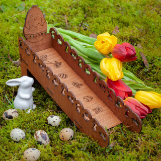 Egg Rolling Tray "Easter Morning"