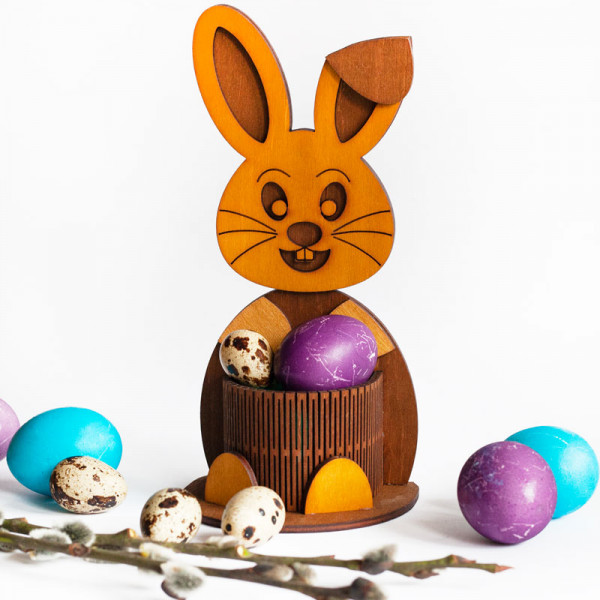 Wooden Stand "Happy Bunny" Wooden Stand "Happy Bunny"