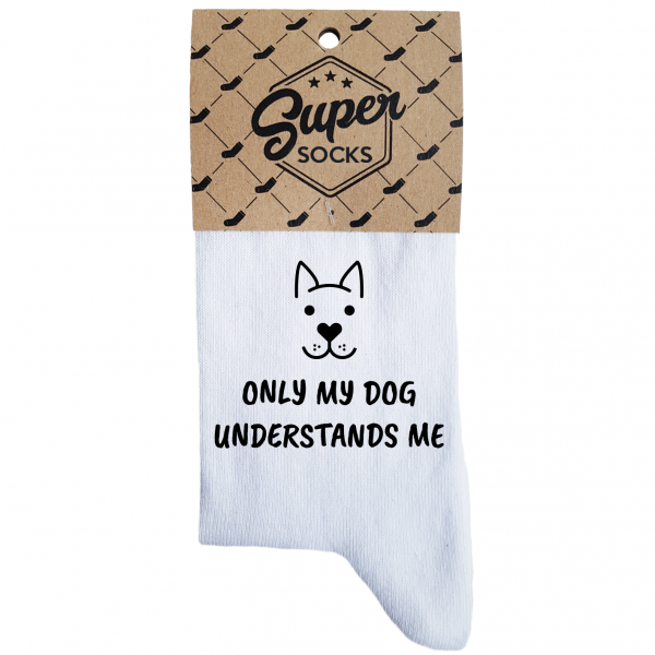 Women's socks „Only my dog understands me“ Women's socks „Only my dog understands me“