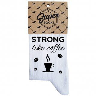 Women's socks „Strong like coffee“