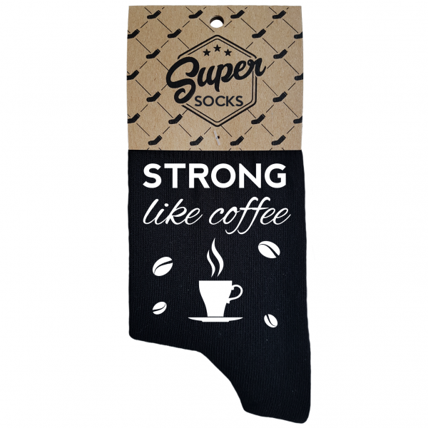 Women's socks „Strong like coffee“ Women's socks „Strong like coffee“