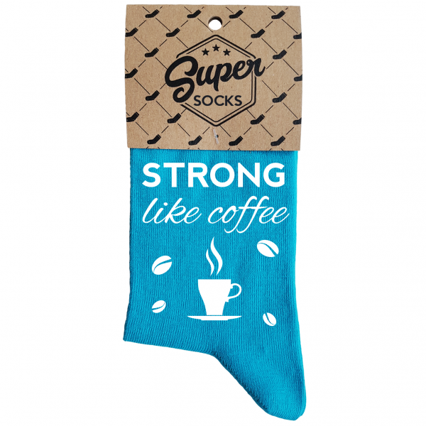 Women's socks „Strong like coffee“ Women's socks „Strong like coffee“