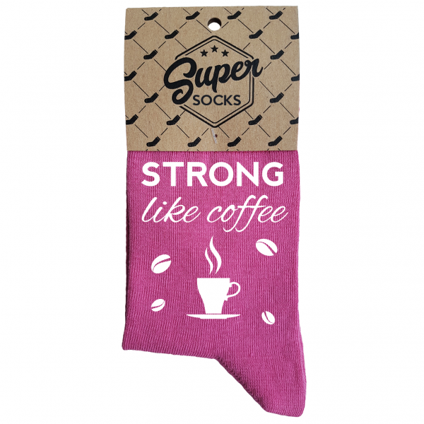 Women's socks „Strong like coffee“ Women's socks „Strong like coffee“