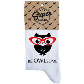 Women's socks „Be owlsome“