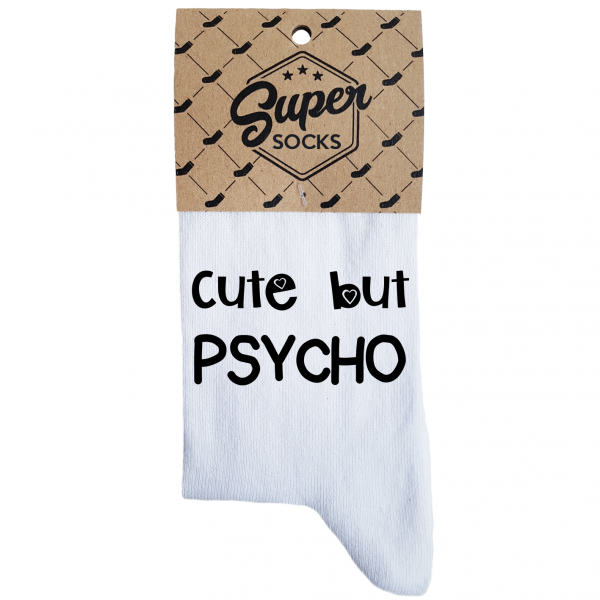 Women's socks „Cute but psycho“ Women's socks „Cute but psycho“