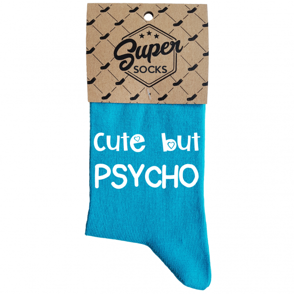 Women's socks „Cute but psycho“ Women's socks „Cute but psycho“