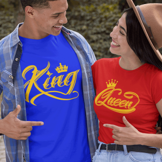 T-shirt set "King & Queen"
