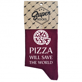 Women's socks „Pizza“