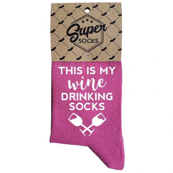 Women's socks „Wine drinking socks“ Women's socks „Wine drinking socks“