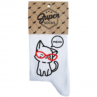 Women's socks „Meow“