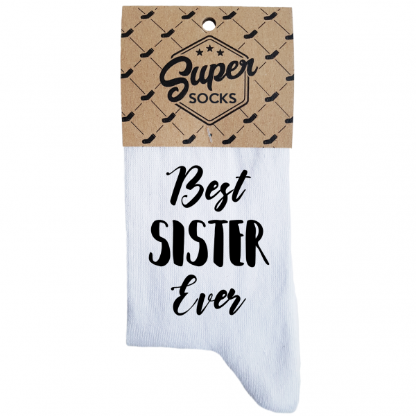 Women's socks „Best sister ever“ Women's socks „Best sister ever“