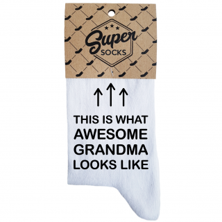 Women's socks „Awesome grandma“