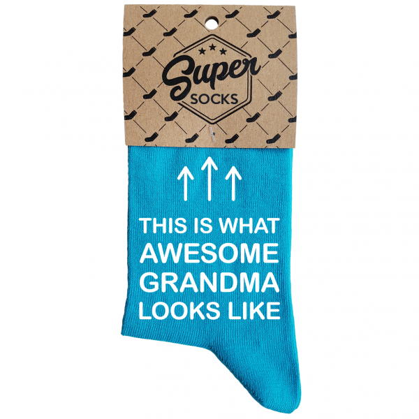 Women's socks „Awesome grandma“ Women's socks „Awesome grandma“