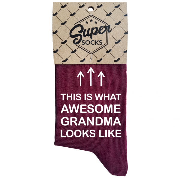 Women's socks „Awesome grandma“ Women's socks „Awesome grandma“