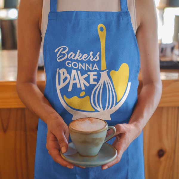Cotton apron "Bakers gonna bake"