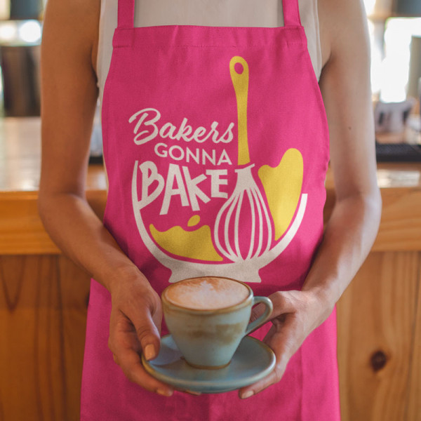 Cotton apron "Bakers gonna bake"