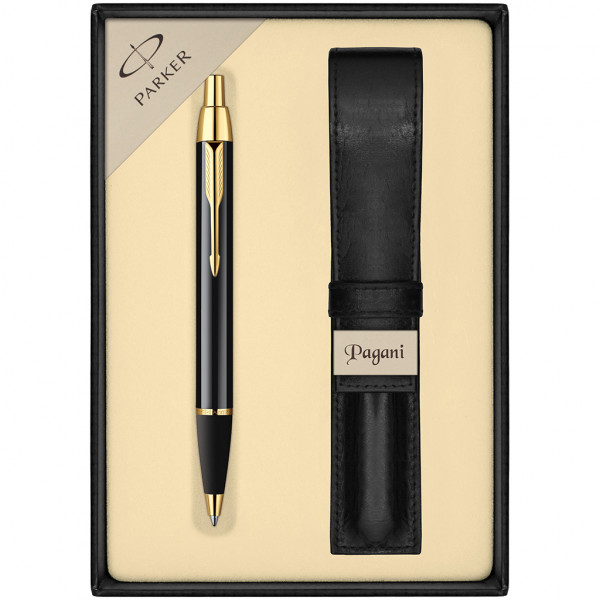 PARKER Pen "IM Black GT" with Case and Gift Box PARKER Pen "IM Black GT" with Case and Gift Box
