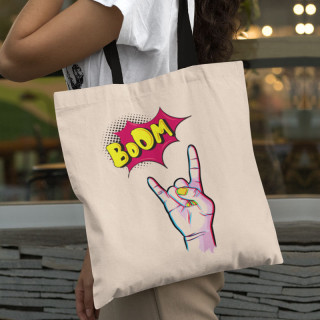 Fabric bag "BOOM"