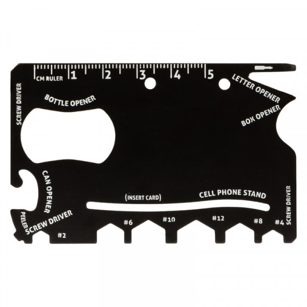 Multifunctional survival card "Ninja" Multifunctional survival card "Ninja"