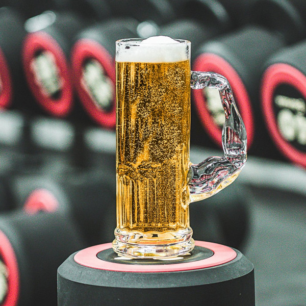 Beer mug for strongman