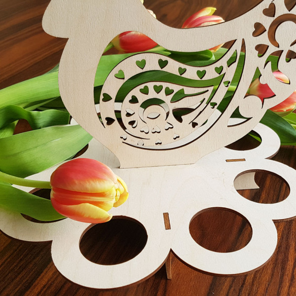 Easter Egg Stand "Rooster" Easter Egg Stand "Rooster"