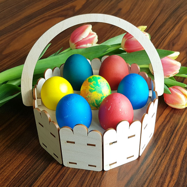 Wooden Easter Egg Barrel Wooden Easter Egg Barrel