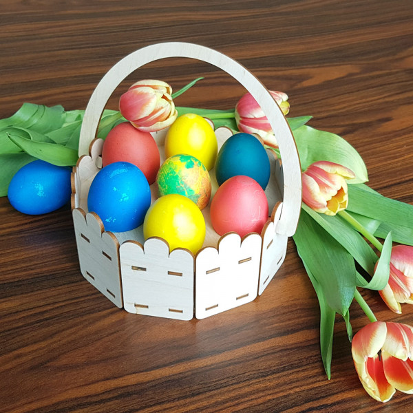 Wooden Easter Egg Barrel Wooden Easter Egg Barrel