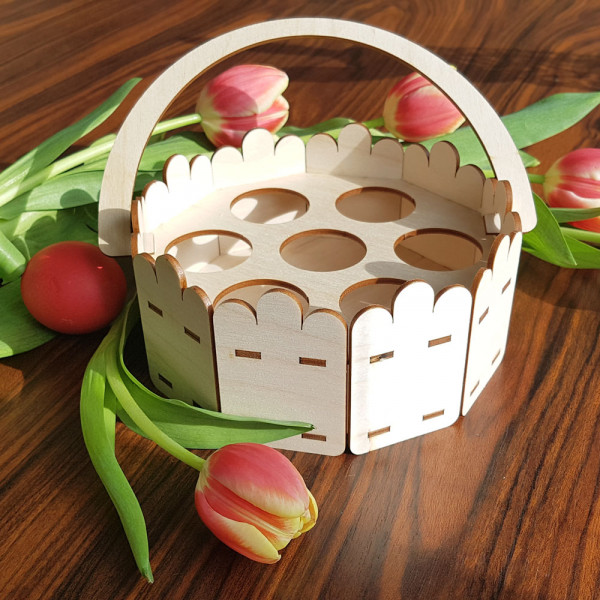 Wooden Easter Egg Barrel Wooden Easter Egg Barrel