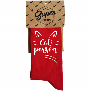 Socks "Cat person"