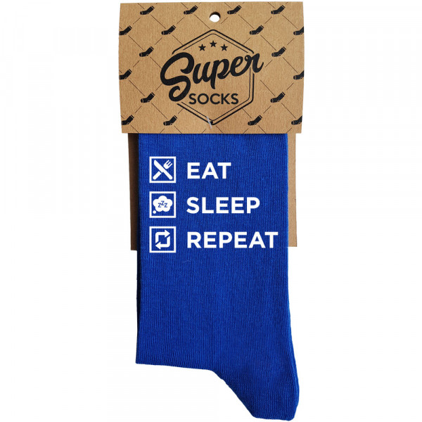Socks "Eat. Sleep. Repeat" Socks "Eat. Sleep. Repeat"