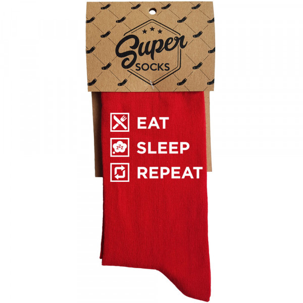 Socks "Eat. Sleep. Repeat" Socks "Eat. Sleep. Repeat"
