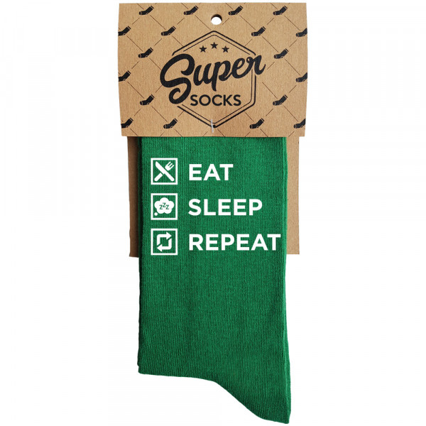 Socks "Eat. Sleep. Repeat" Socks "Eat. Sleep. Repeat"