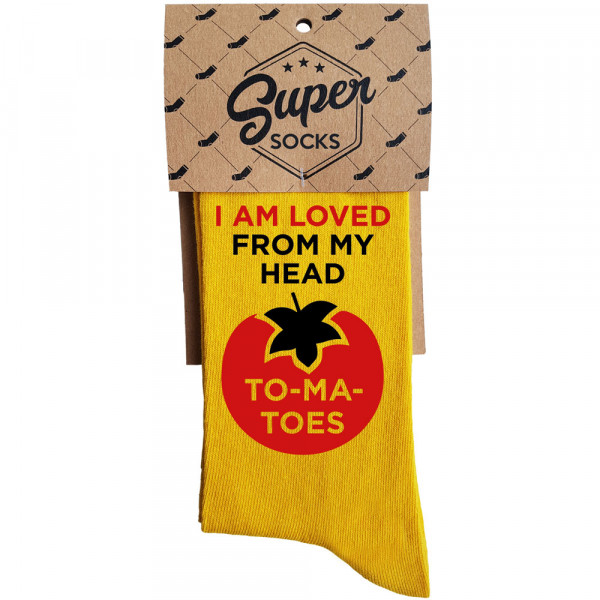 Socks "I am loved from my head to my toes" Socks "I am loved from my head to my toes"
