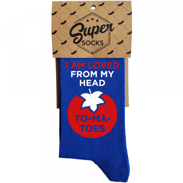 Socks "I am loved from my head to my toes" Socks "I am loved from my head to my toes"