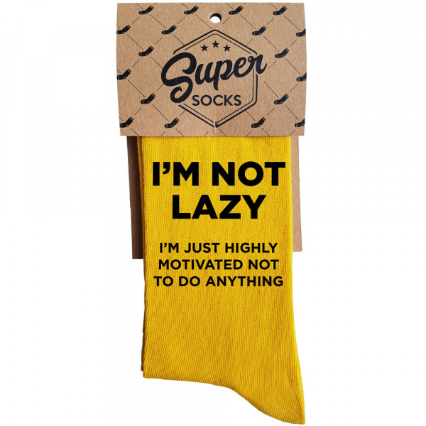 Socks "I'm not lazy" Socks "I'm not lazy"