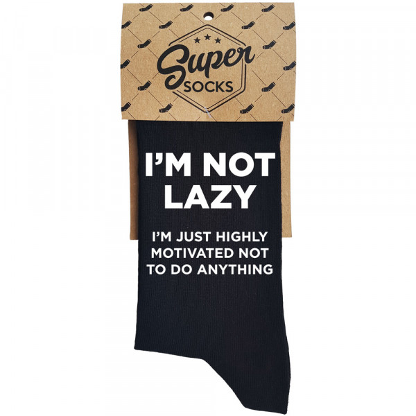 Socks "I'm not lazy" Socks "I'm not lazy"