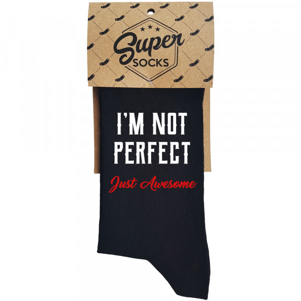 Socks "I'm not perfect" Socks "I'm not perfect"