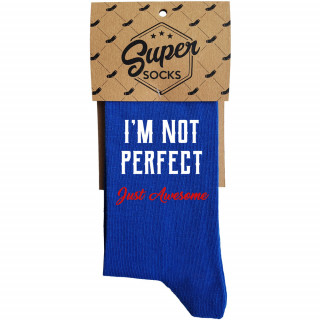 Socks "I'm not perfect"