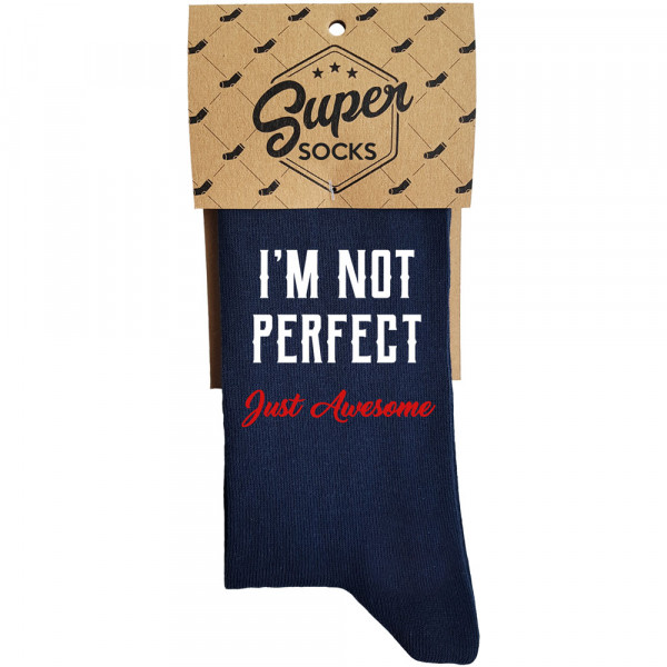 Socks "I'm not perfect" Socks "I'm not perfect"