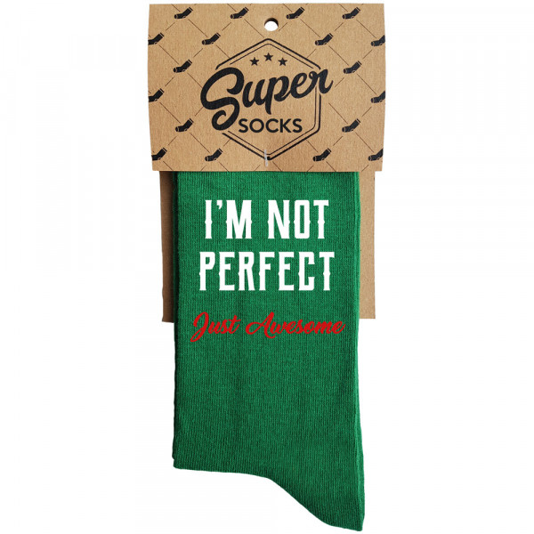 Socks "I'm not perfect" Socks "I'm not perfect"