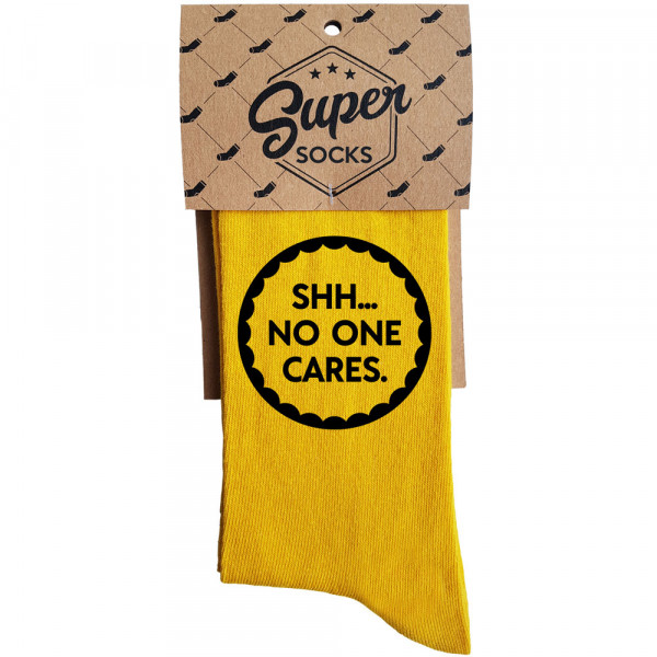 Socks "No one cares" Socks "No one cares"