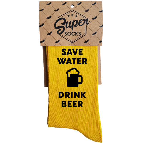 Socks "Save water - drink beer" Socks "Save water - drink beer"