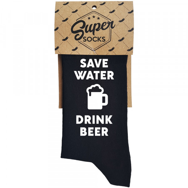 Socks "Save water - drink beer" Socks "Save water - drink beer"