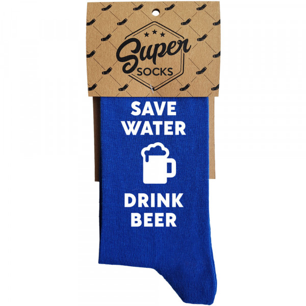 Socks "Save water - drink beer" Socks "Save water - drink beer"