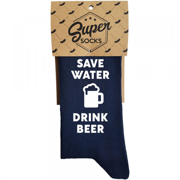 Socks "Save water - drink beer" Socks "Save water - drink beer"