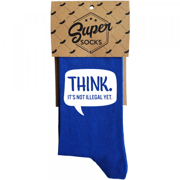 Socks "Think it's not illegal" Socks "Think it's not illegal"