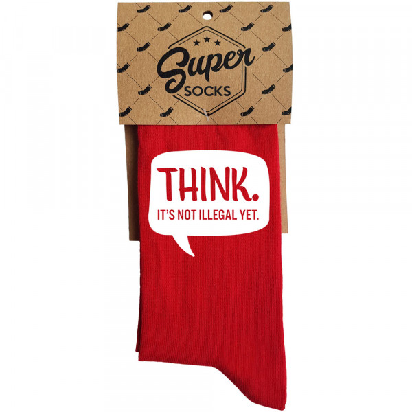 Socks "Think it's not illegal" Socks "Think it's not illegal"