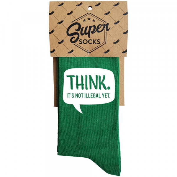 Socks "Think it's not illegal" Socks "Think it's not illegal"