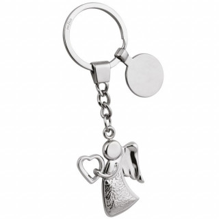 Key pendant "Angel carrying a heart"